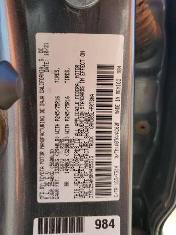 2022 TOYOTA TACOMA DOU - 3TMCZ5AN5NM455313
