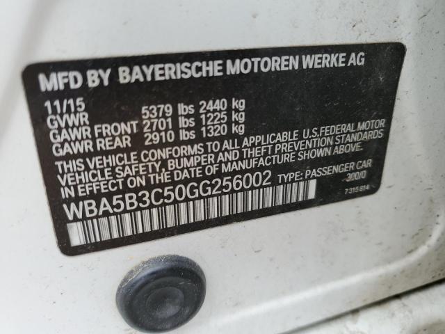 VIN WBA5B3C50GG256002 2016 BMW 5 Series, 535 XI no.12