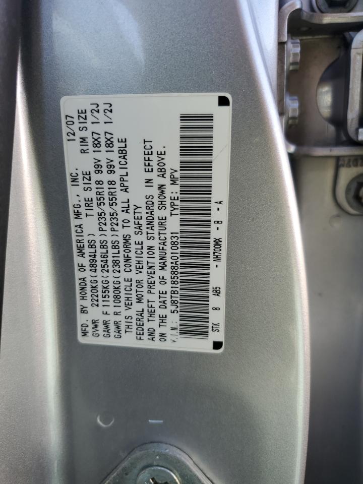 Lot #2921573847 2008 ACURA RDX TECHNO