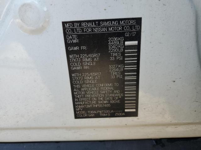 2017 NISSAN ROGUE S - KNMAT2MT7HP557485
