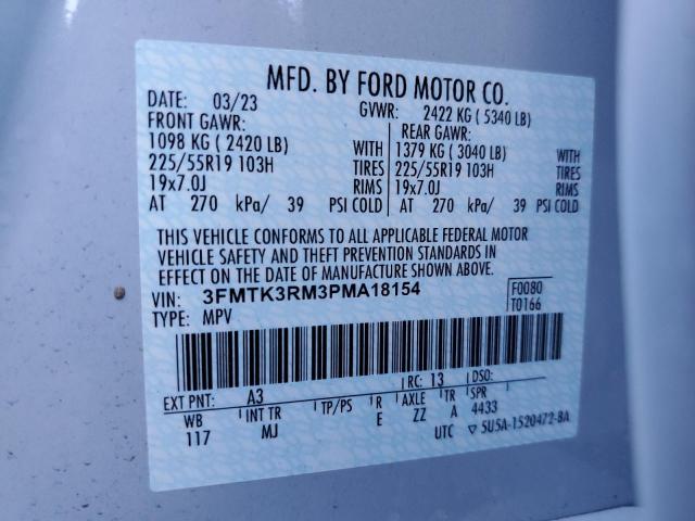 2023 FORD MUSTANG MA - 3FMTK3RM3PMA18154