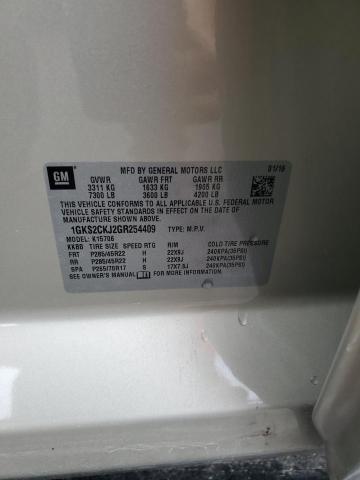2016 GMC YUKON DENA - 1GKS2CKJ2GR254409