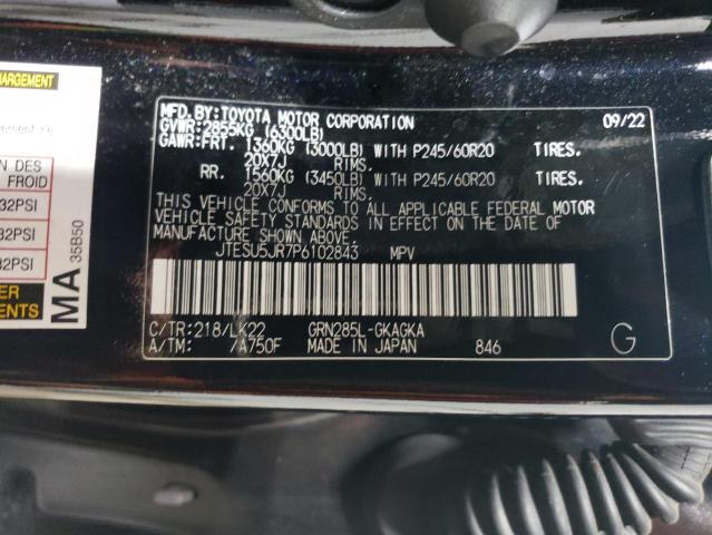 2023 TOYOTA 4RUNNER SE - JTESU5JR7P6102843