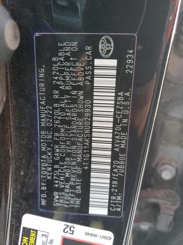 VIN 4T1G11AK5NU029930 2022 Toyota Camry, SE no.13