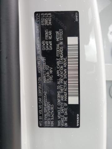 2024 VOLVO XC90 PLUS YV4L12PE4R1223542