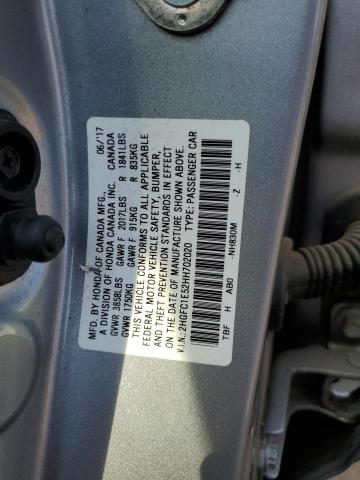 2017 HONDA CIVIC SI - 2HGFC1E52HH702020