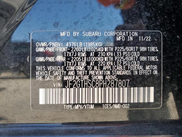 2023 SUBARU CROSSTREK - JF2GTHSC8PH287807