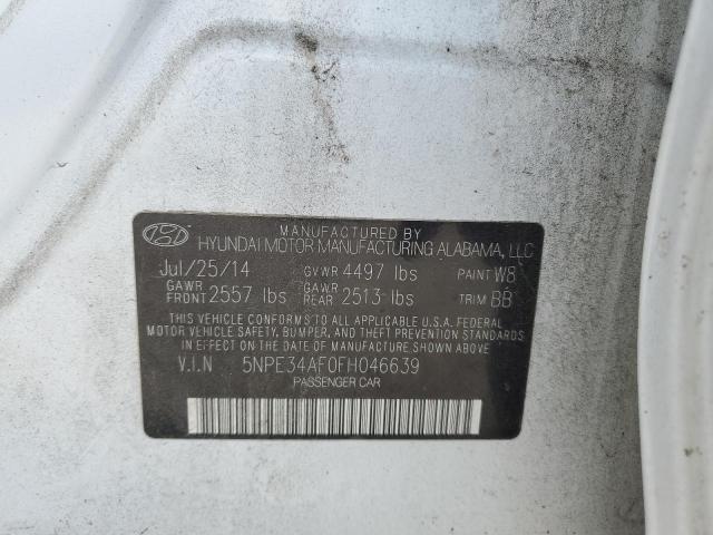 2015 HYUNDAI SONATA SPO - 5NPE34AF0FH046639