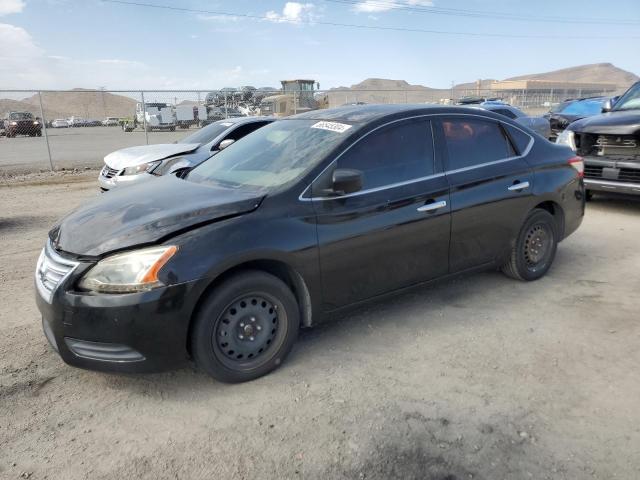 NISSAN SENTRA S 2015 black sedan 4d gas 3N1AB7AP8FY342042 photo #1