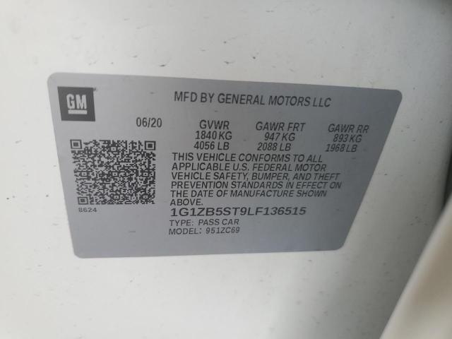 2020 CHEVROLET MALIBU LS - 1G1ZB5ST9LF136515