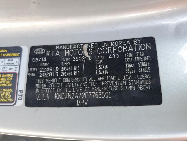 VIN KNDJN2A22F7763591 2015 KIA Soul no.13