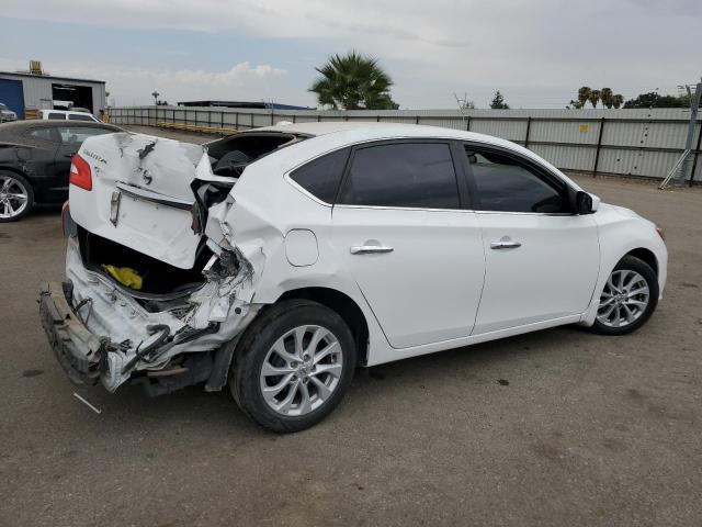 NISSAN SENTRA S 2019 white  gas 3N1AB7AP1KY240186 photo #4