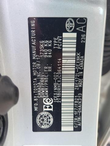 2018 TOYOTA COROLLA L - 2T1BURHEXJC964114