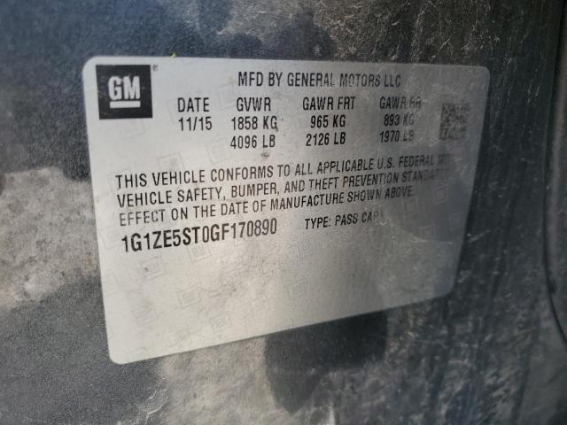 2016 CHEVROLET MALIBU LT - 1G1ZE5ST0GF170890
