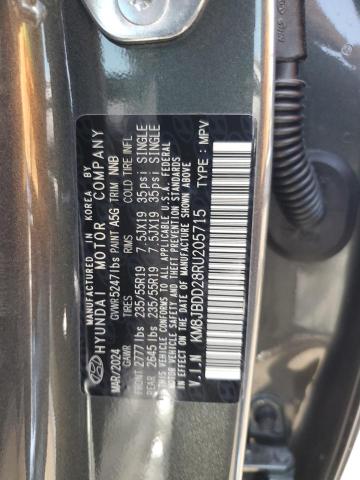 2024 HYUNDAI TUCSON SEL - KM8JBDD28RU205715