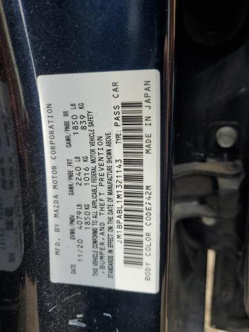 VIN JM1BPABL1M1321143 2021 Mazda 3, Select no.13