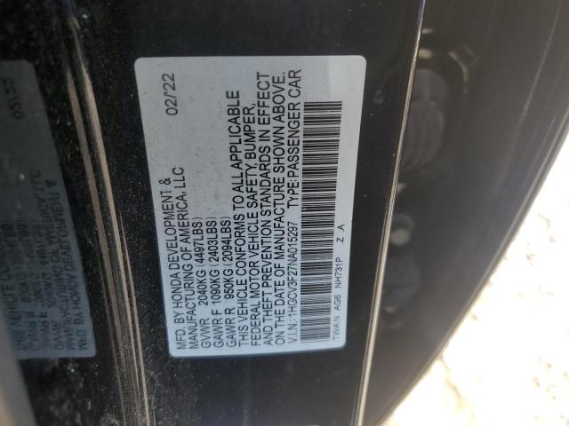 2022 HONDA ACCORD HYB - 1HGCV3F27NA015297