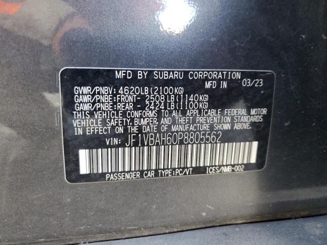 2023 SUBARU WRX PREMIU - JF1VBAH60P8805562