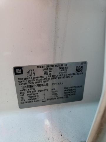 2015 CHEVROLET TAHOE K150 - 1GNSKBKC1FR609325