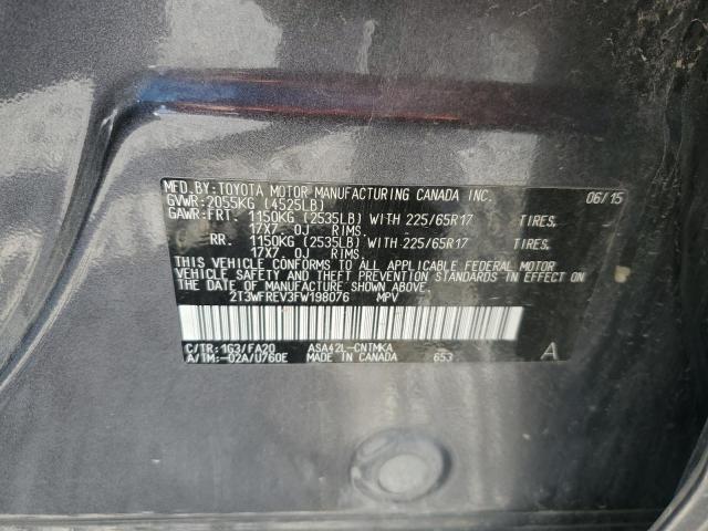 2015 TOYOTA RAV4 XLE - 2T3WFREV3FW198076