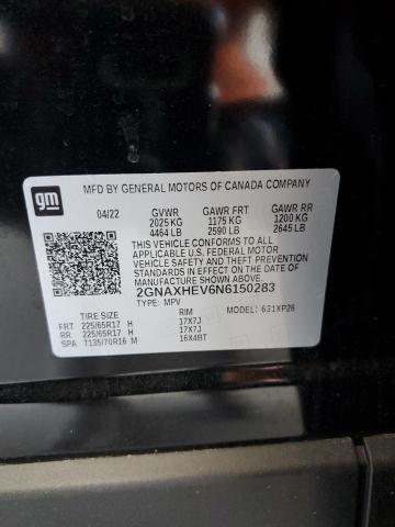 2022 CHEVROLET EQUINOX LS - 2GNAXHEV6N6150283