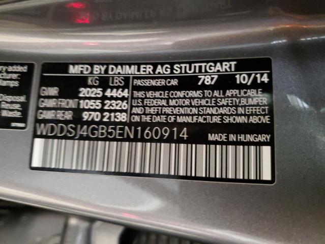 VIN WDDSJ4GB5EN160914 2014 Mercedes-Benz CLA-Class,... no.12