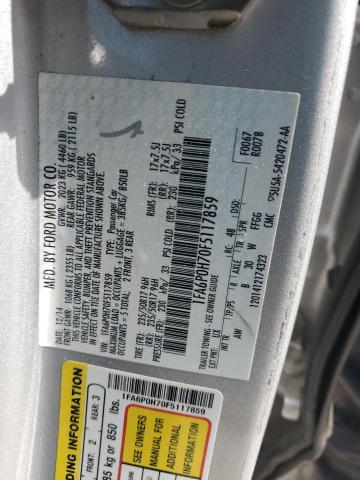 VIN 1FA6P0H70F5117859 2015 Ford Fusion, SE no.13