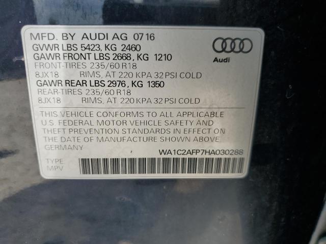 VIN WA1C2AFP7HA030288 2017 Audi Q5, Premium no.13