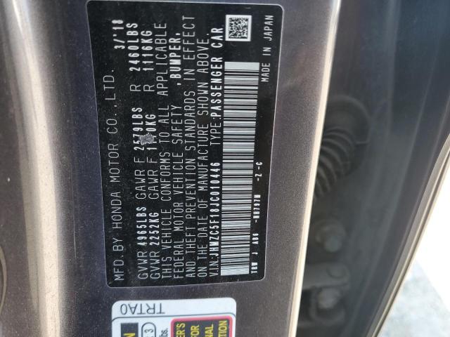 2018 HONDA CLARITY - JHMZC5F18JC010446