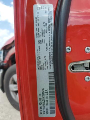 2021 RAM 1500 CLASS - 1C6RR6LG8MS540495