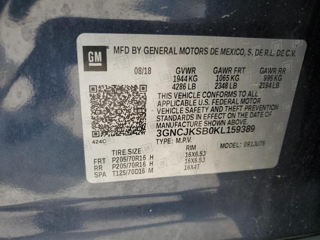 2019 CHEVROLET TRAX LS - 3GNCJKSB0KL159389