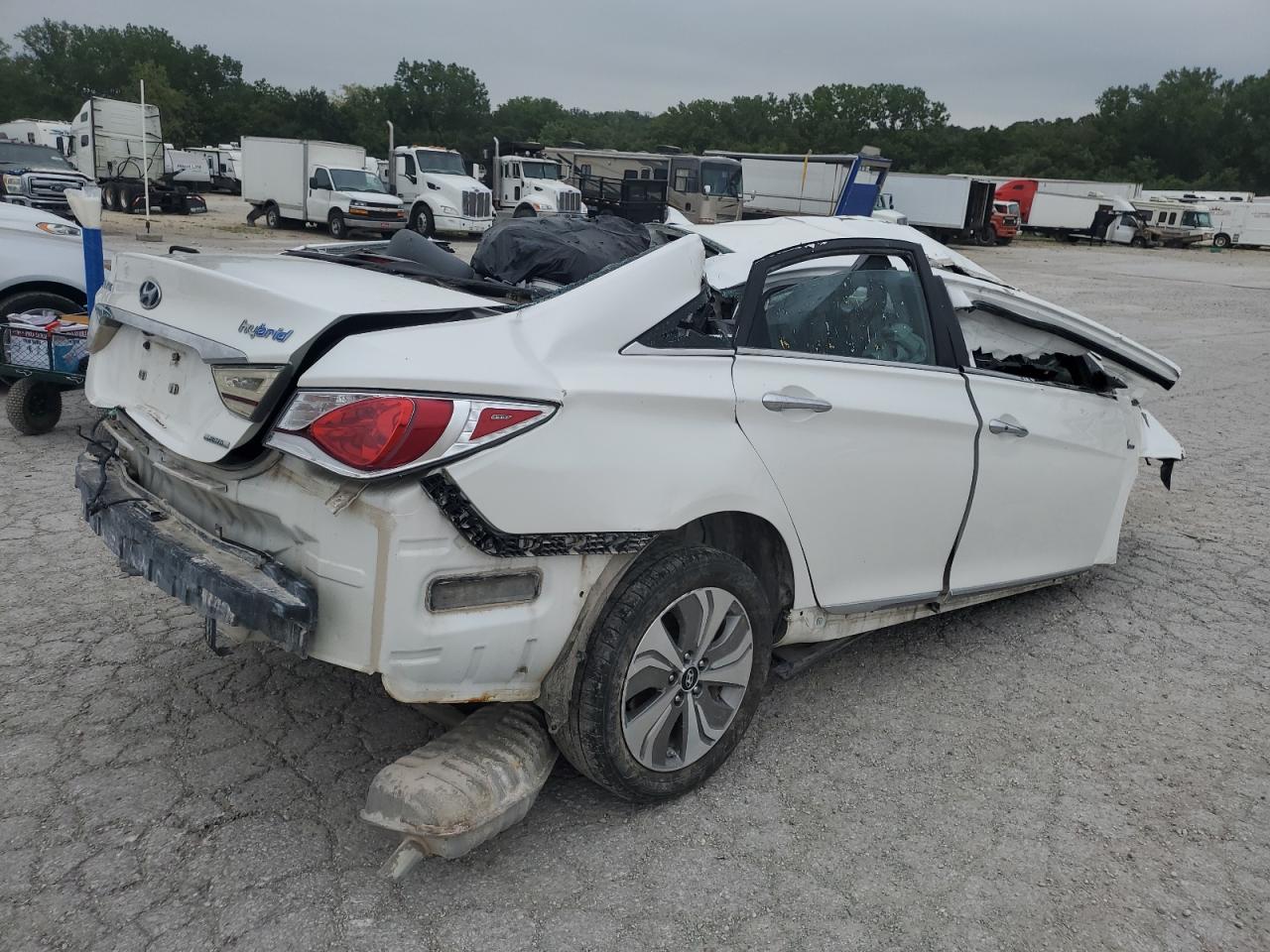 Lot #2766850820 2013 HYUNDAI SONATA HYB