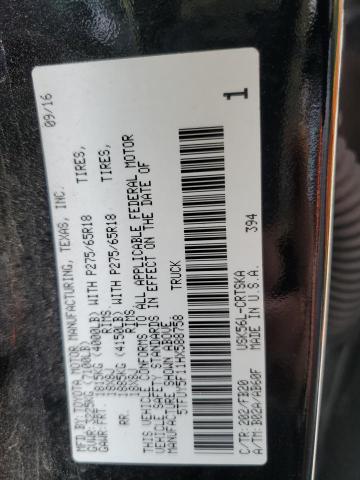 2017 TOYOTA TUNDRA DOU - 5TFUY5F11HX588758
