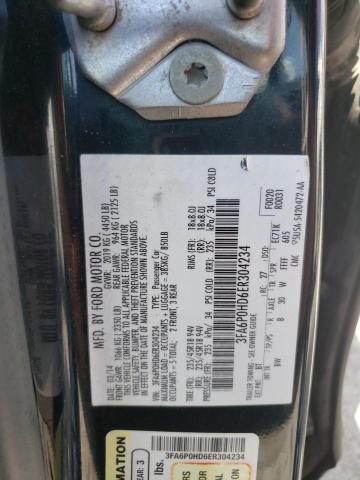 VIN 3FA6P0HD6ER304234 2014 Ford Fusion, SE no.12