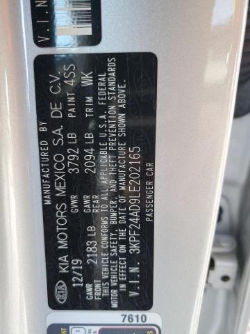 2020 KIA FORTE FE - 3KPF24AD9LE202165