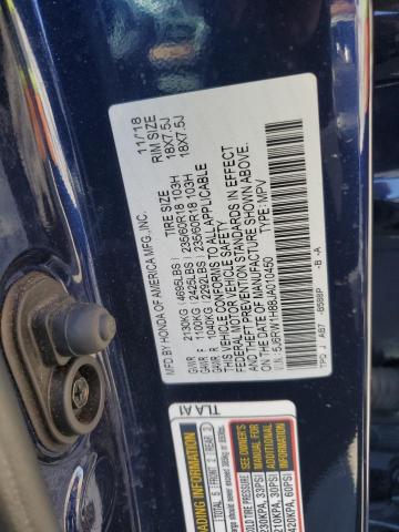 2018 HONDA CR-V EXL - 5J6RW1H88JA010450