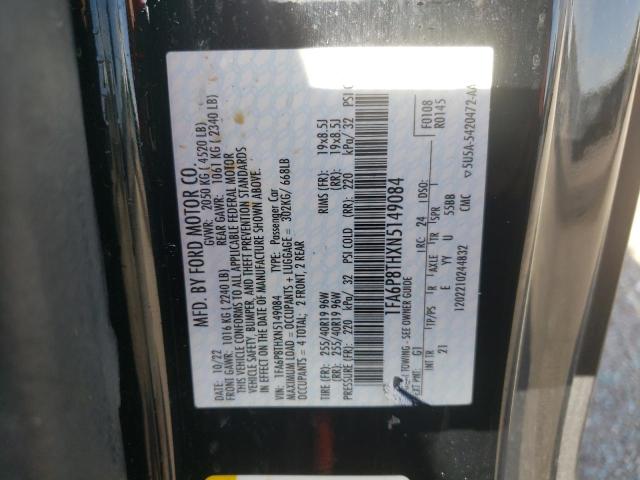 2022 FORD MUSTANG - 1FA6P8THXN5149084