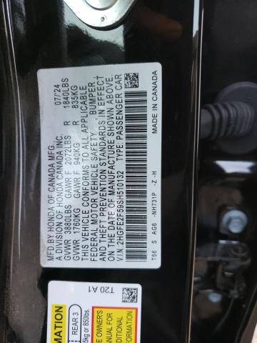 VIN 2HGFE2F59SH510132 2025 HONDA CIVIC no.12