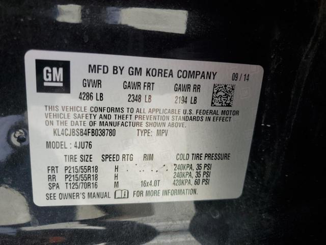 2015 BUICK ENCORE CON - KL4CJBSB4FB038780
