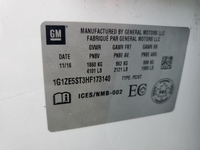 2017 CHEVROLET MALIBU LT - 1G1ZE5ST3HF173140