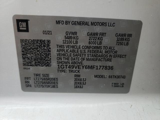 2021 GMC 3500 HD - 1GT49VEY6MF177836