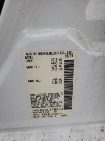 2019 NISSAN ALTIMA SL - 1N4BL4EW3KC178903