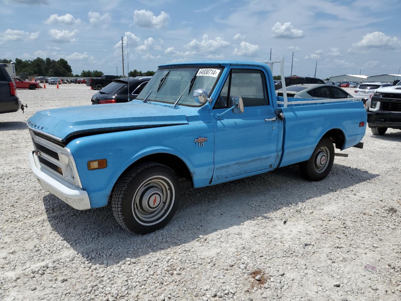 CHEVROLET C/K 10 SER 1968 blue   CS148S197220 photo #1