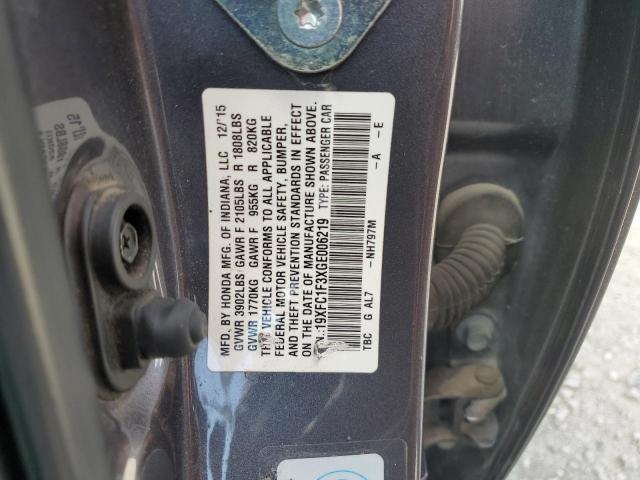 2016 HONDA CIVIC EX - 19XFC1F3XGE006219