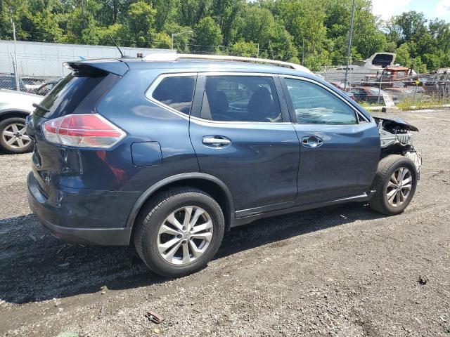 NISSAN ROGUE S 2016 blue  gas KNMAT2MT4GP682622 photo #4