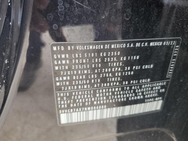 VIN 3VVCB7AX7NM094086 2022 Volkswagen Tiguan, Se R-... no.13