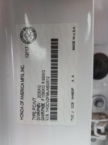 2018 HONDA ACCORD TOU - 1HGCV2F98JA800512