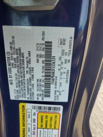2015 FORD MUSTANG - 1FA6P8AM3F5336524