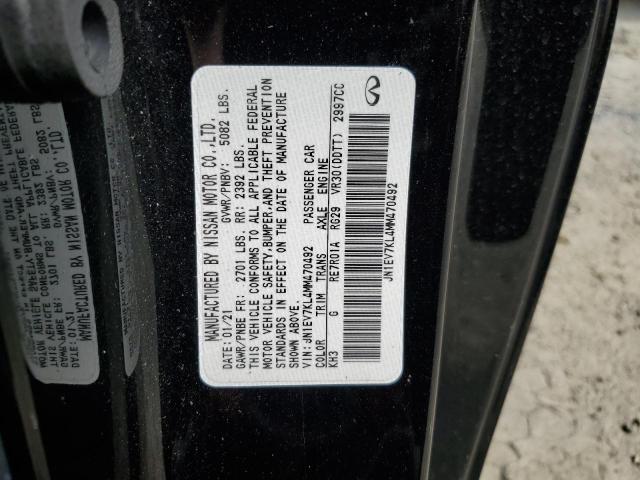 2021 INFINITI Q60 LUXE - JN1EV7KL4MM470492