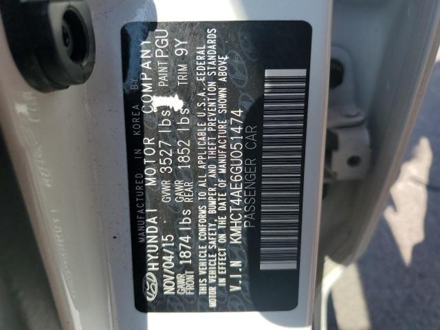 2016 HYUNDAI ACCENT SE - KMHCT4AE6GU051474